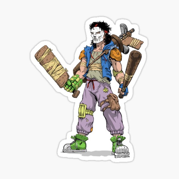 Casey Jones TMNT  Sticker
