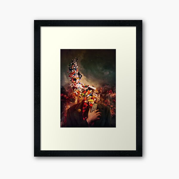 Comfortably Numb Framed Art Print