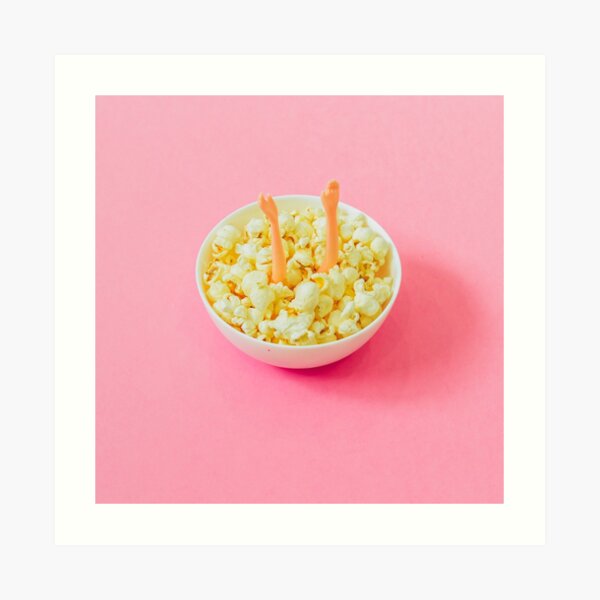 Popcorn Art Art Print