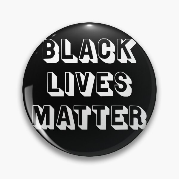 Item preview, Black Lives Matter Pin Badge designed and sold by Sketchbysim.