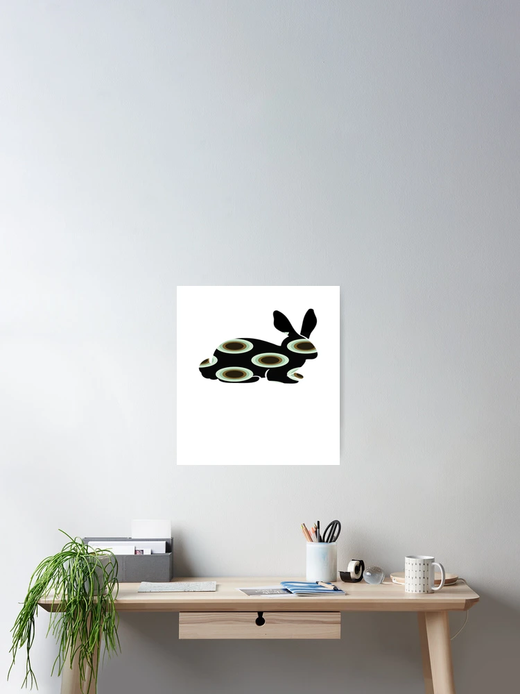 Thumbnail 2 of 3, Poster, Pattern Rabbit designed and sold by majeed10.
