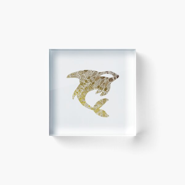 Item preview, Golden Mandala Orca Tattoo  designed and sold by Sebastian Grafmann.