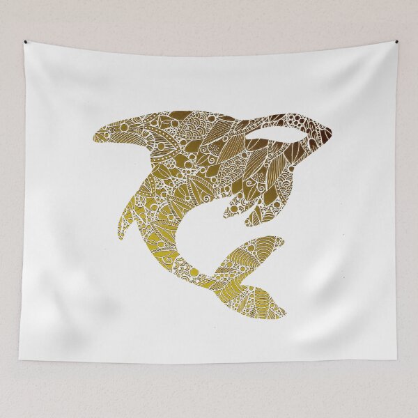 Item preview, Golden Mandala Orca Tattoo  designed and sold by Sebastian Grafmann.