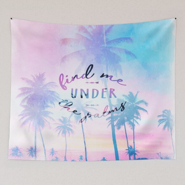 Item preview, Find Me Under The Palms designed and sold by Vixy of the Deep.