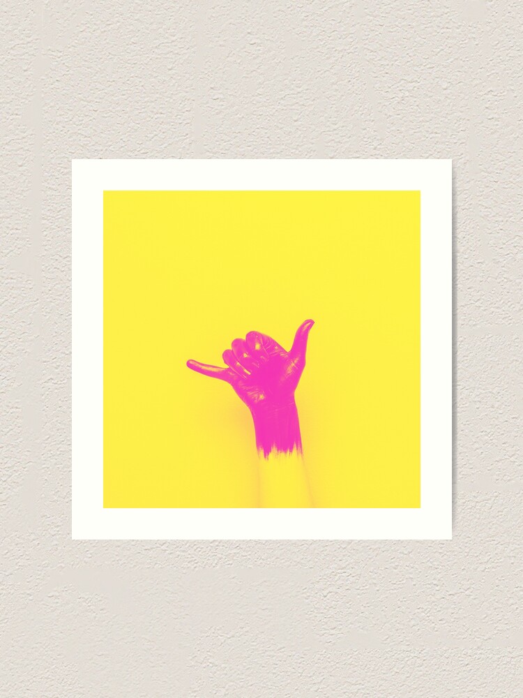 Alternate view of Shaka surf gesture Art Print