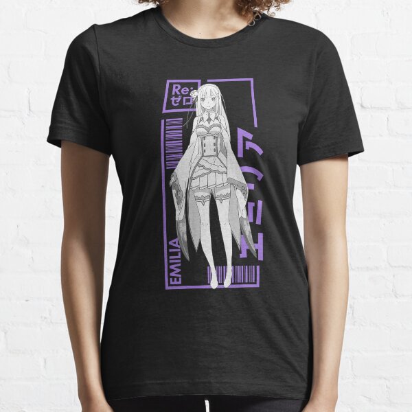 Emilia - Re:Zero - Typography 1 Essential T-Shirt