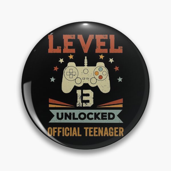 Item preview, Official Teenager 13th Birthday T-Shirt Level 13 Unlocked  designed and sold by Mo Foudah.