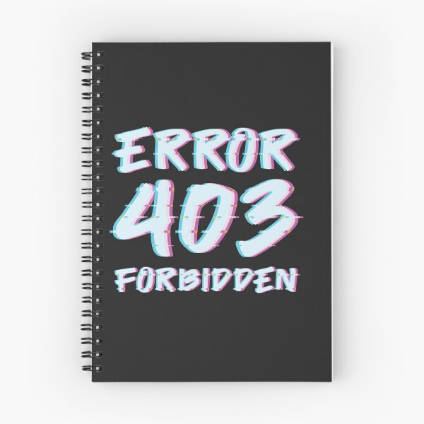 Artikelvorschau, Fehler 403 verbotener Glitch-Vintage-Effekt entworfen und verkauft von MadabinaDesign.