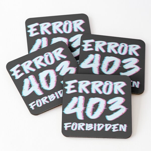 Item preview, Error 403 forbidden Glitch vintage effect designed and sold by MadabinaDesign.