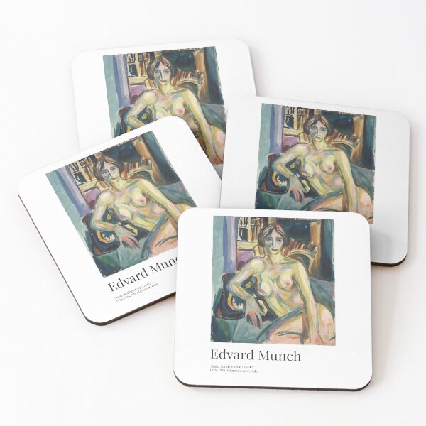 Item preview, Edvard Munch - Exhibition Art Poster - Nude, Sitting on the Couch - Munchmuseet designed and sold by Francisco Couto.