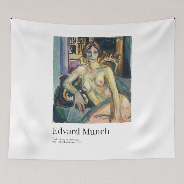 Item preview, Edvard Munch - Exhibition Art Poster - Nude, Sitting on the Couch - Munchmuseet designed and sold by Francisco Couto.