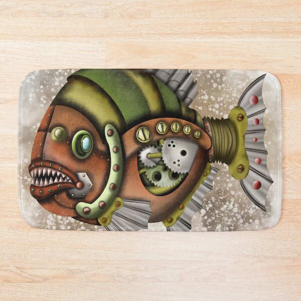 Item preview, Steampunk fish designed and sold by Patricia Piotrak.