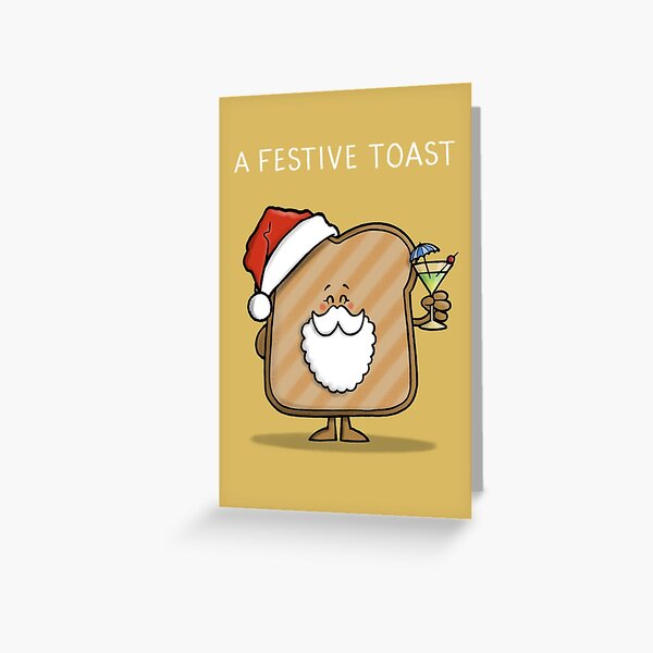 Festive Toast Greeting Card