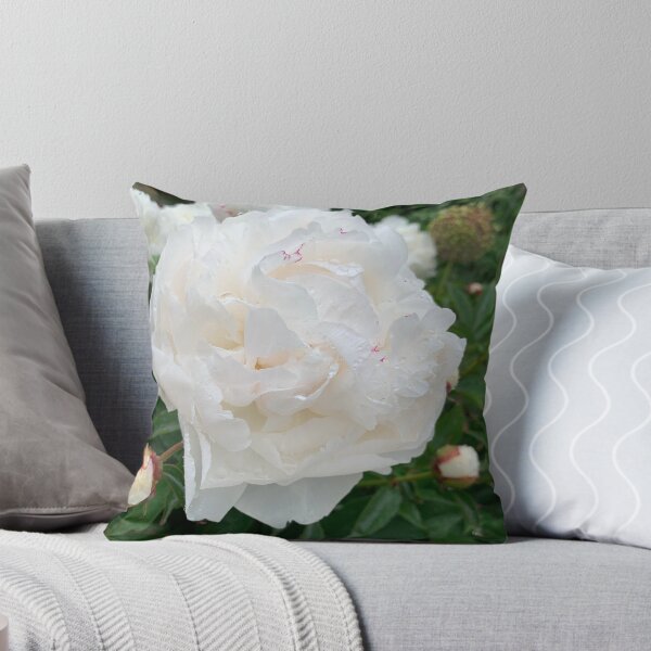 Item preview,  White Peonie flower in bloom designed and sold by karicoshop.