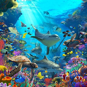 Imagen de la obra Zona de juegos de delfines de DavidPenfound