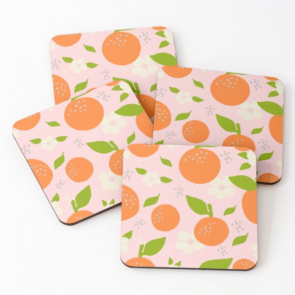 Item preview,  Oranges and Blossom - Pink  designed and sold by RosalieReeves.