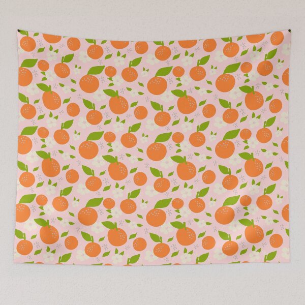 Item preview,  Oranges and Blossom - Pink  designed and sold by RosalieReeves.