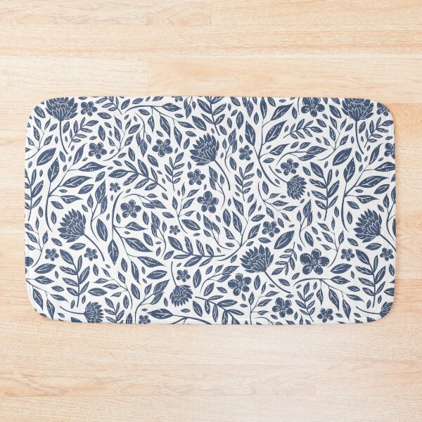 Item preview, Delft Blue Botanical Florals designed and sold by junkydotcom.