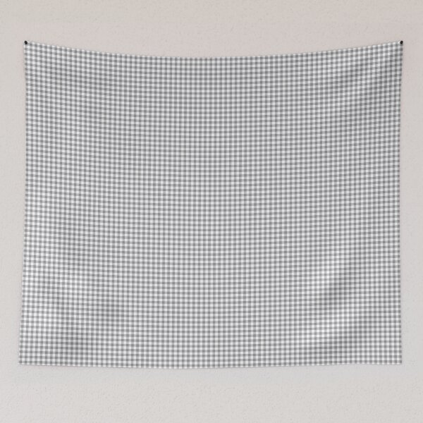 Item preview, Medium Grey Gingham Check designed and sold by junkydotcom.