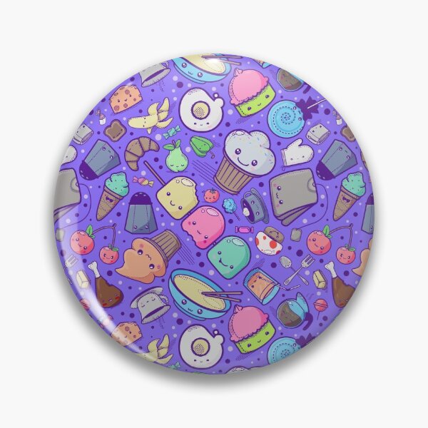 Item preview, Kawaii Adorable Food Pattern designed and sold by Jarrod Vandenberg.