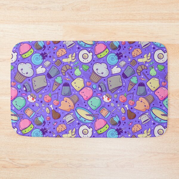 Item preview, Kawaii Adorable Food Pattern designed and sold by Jarrod Vandenberg.