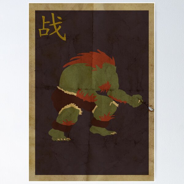 Street Fighter Electric Powers of Blanka Classic Art Board Print for Sale  by NANRIBBON