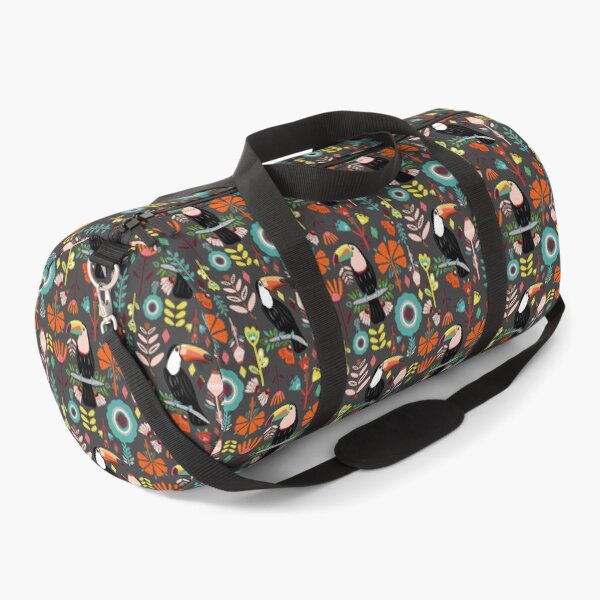 Item preview, Colorful Toucans On Grey  designed and sold by TigaTiga.