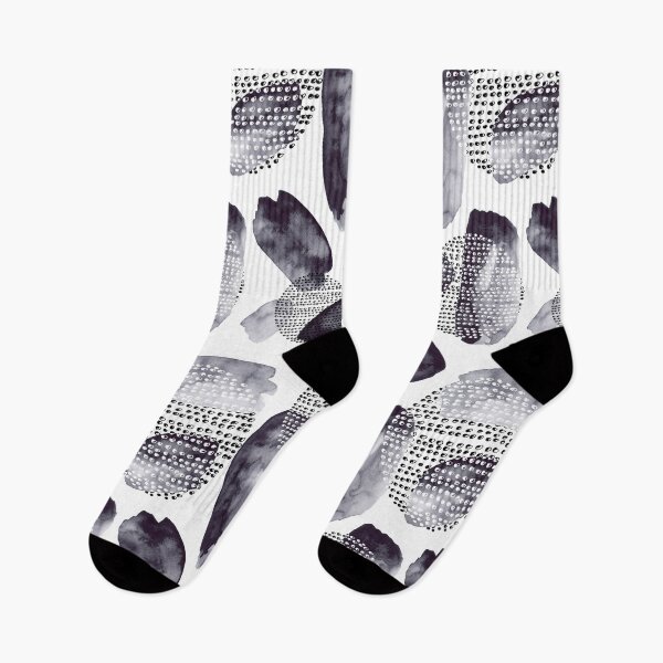 Item preview, Seamless Pattern of Watercolor Black Brush Strokes designed and sold by Cordata.