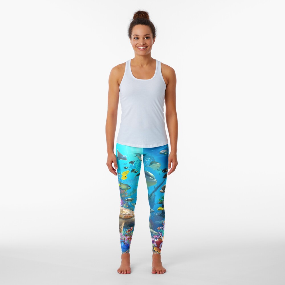 Vista previa del artículo con la obra «Leggings», diseñado y vendido por DavidPenfound.