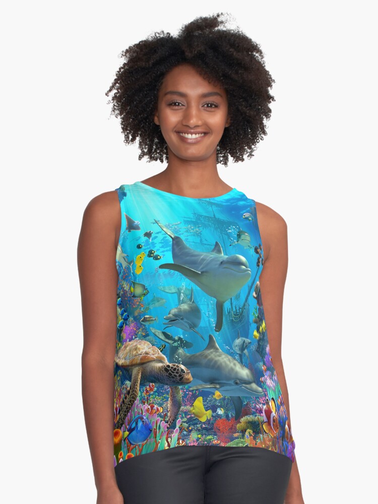 Vista previa del artículo con la obra «Blusa sin mangas», diseñado y vendido por DavidPenfound.