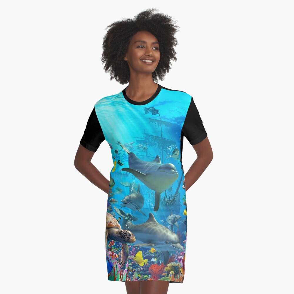 Vista previa del artículo con la obra «Vestido camiseta», diseñado y vendido por DavidPenfound.