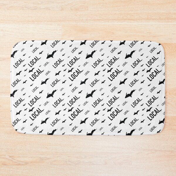 Item preview, Local Upper Peninsula Black and White Pattern designed and sold by Jarrod Vandenberg.