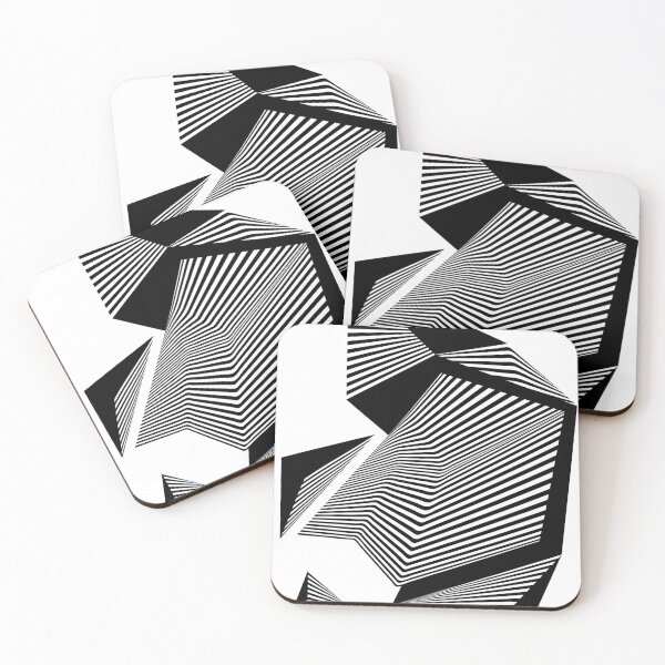 Item preview, 'Warped Space' geometric abstract series: no. 4 designed and sold by Gareth Carter.