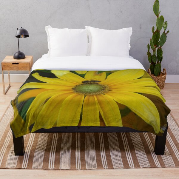 Item preview, Bee on a yellow flower designed and sold by Boscastle.