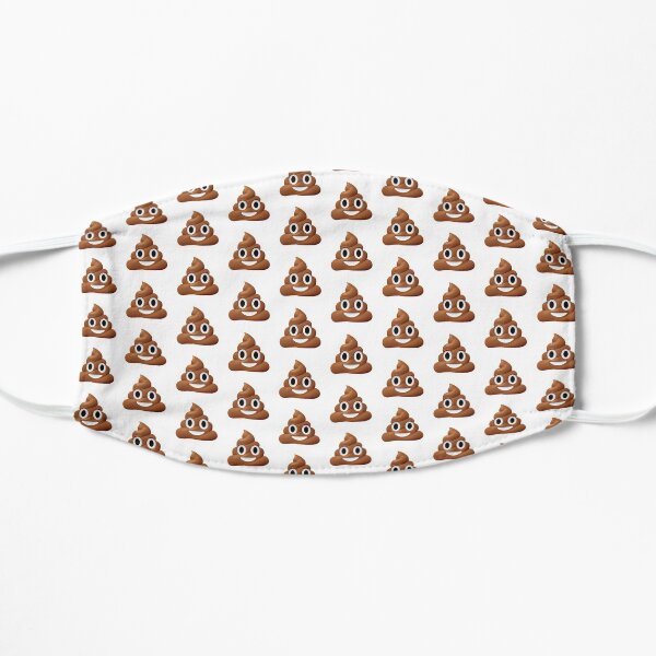 Poo Emoji Flat Mask