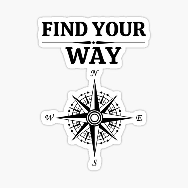 Item preview, Find Your Way - compass rose designed and sold by RIVEofficial.