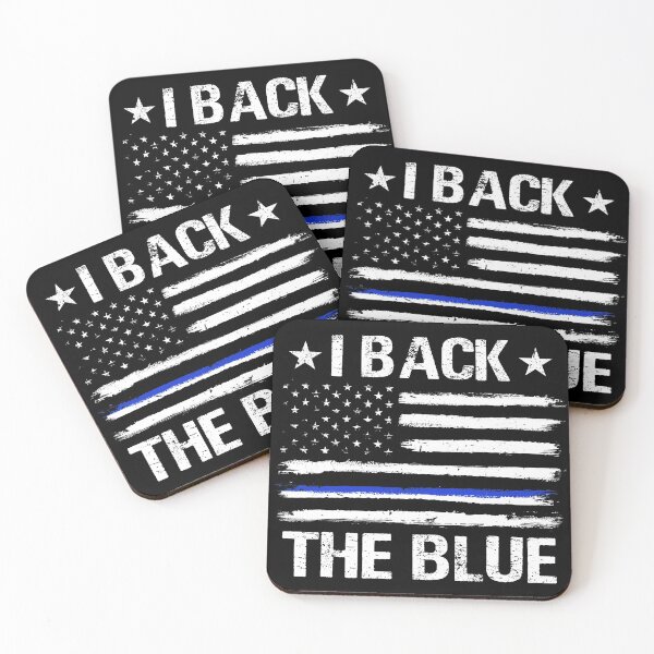 Item preview, Cool American Back The Blue Flag Police Birthday Shirt Independence Fathers Day designed and sold by tuanitus.