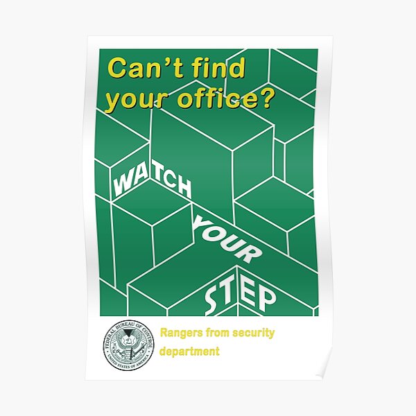 Federal Bureau of Control Advisory Poster 1 Poster