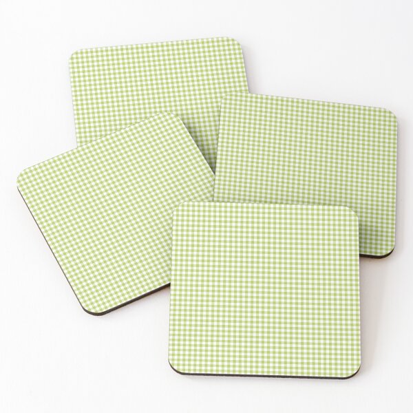 Item preview, Lime Green and White Gingham Check designed and sold by junkydotcom.