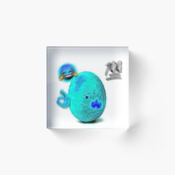 egg Acrylic Block