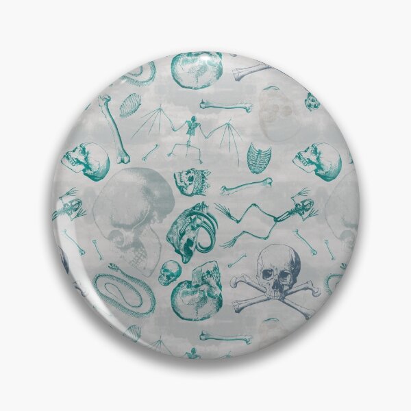 Item preview, Teal Skull Pattern designed and sold by Jarrod Vandenberg.