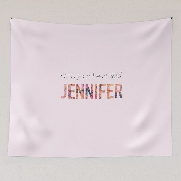 Item preview, Jennifer, keep your heart wild designed and sold by Cátia Lima.