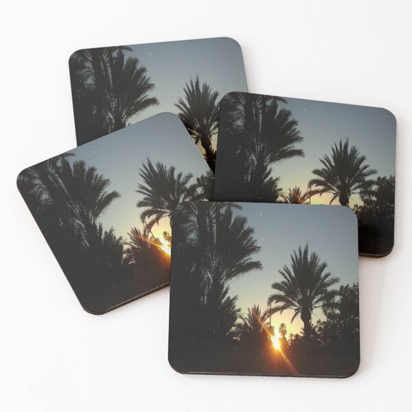 Item preview, Awesome view on sunset and palm trees designed and sold by faridman.