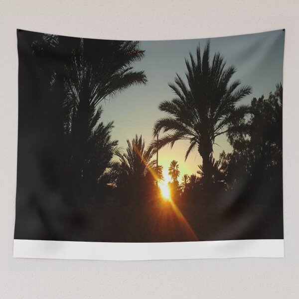 Item preview, Awesome view on sunset and palm trees designed and sold by faridman.