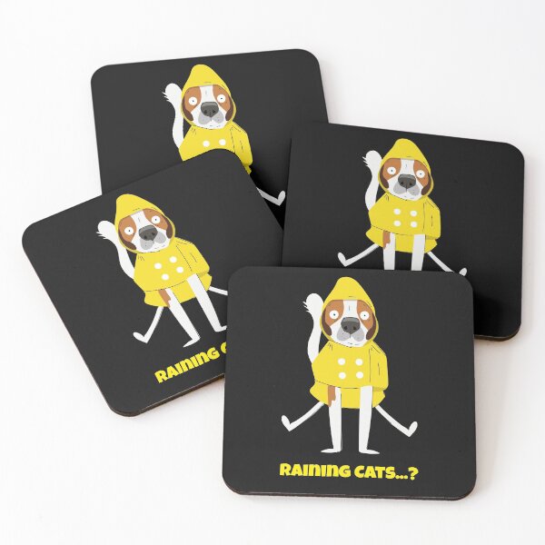 Item preview, Raining Cats...? Dog. Pun. Funny designed and sold by shirtdan.
