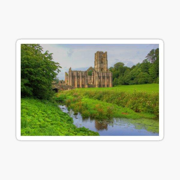 Fountains Abbey Yorkshire 2 Sticker