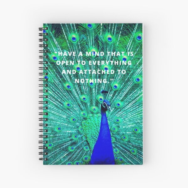 Item preview, Have a mind that is open, Peacock, Spiritual Quotes designed and sold by NUKMARKUS.