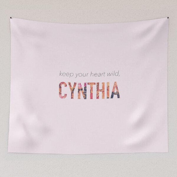 Item preview, Cynthia, keep your heart wild designed and sold by Cátia Lima.