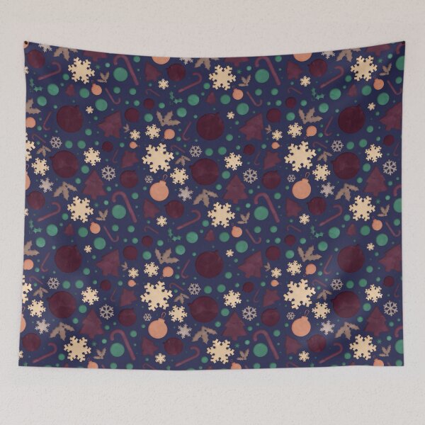 Item preview, Christmas Watercolor Paper Cut-Out Pattern designed and sold by Jarrod Vandenberg.