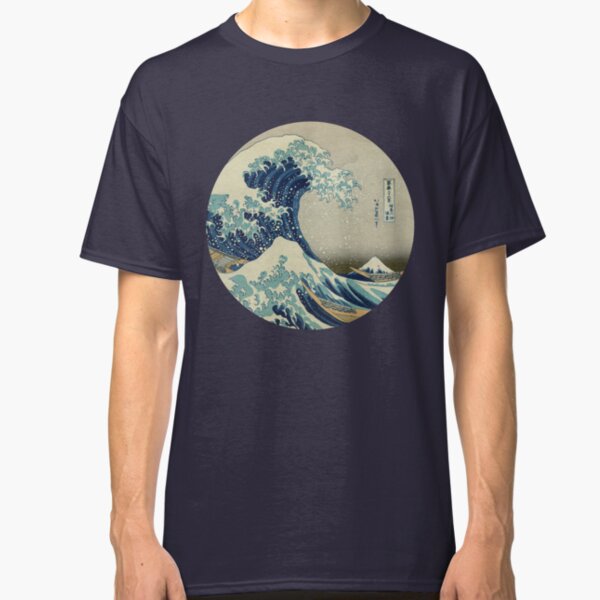 Great Wave off Kanagawa circle Classic T-Shirt